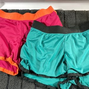 2 Pairs of Nike Dri-Fit Mesh Sport Shorts Size S